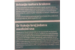 dr Vukoje broj jedan u medicini sna