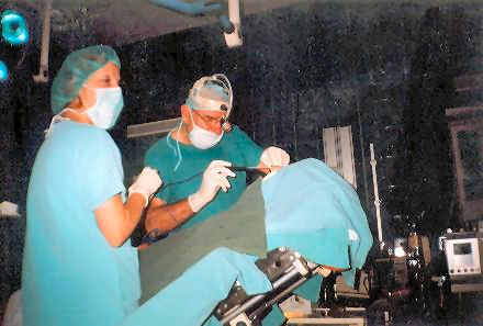 Radiokonhoplastike u toku