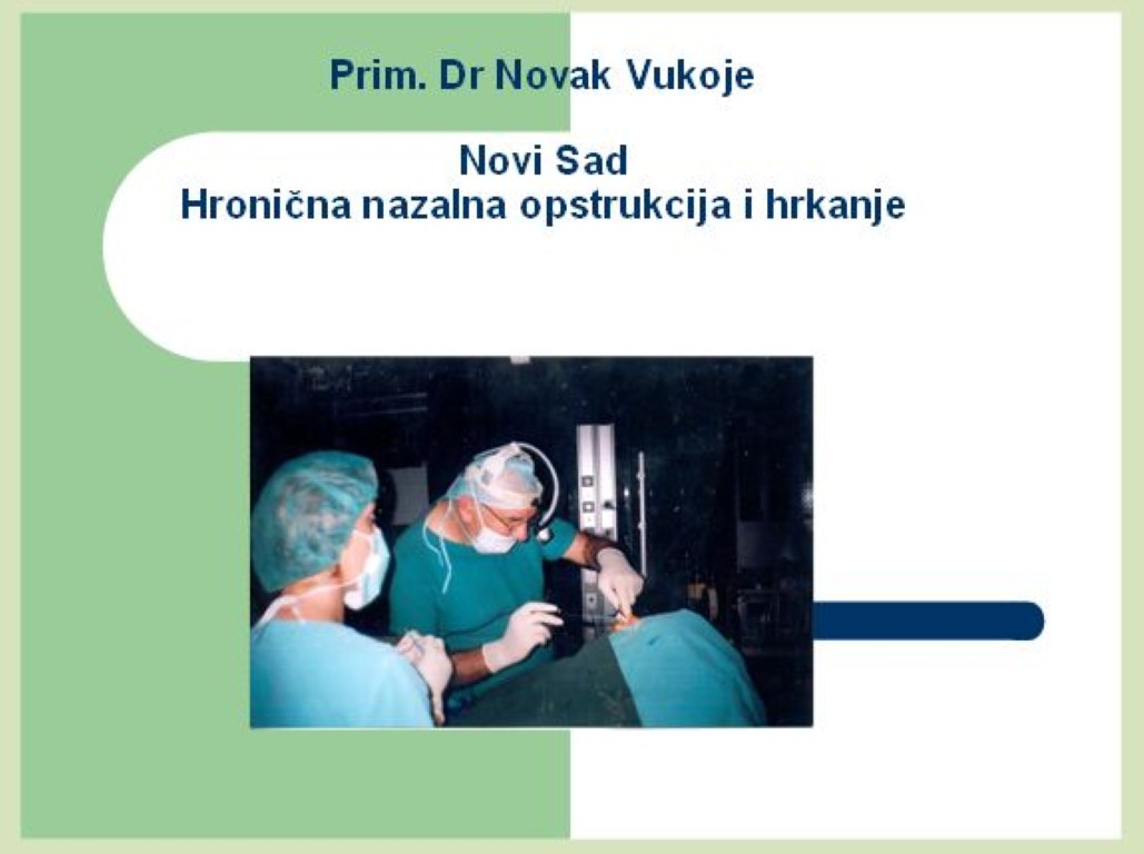 Predavanja - Dr. Novak Vukoje