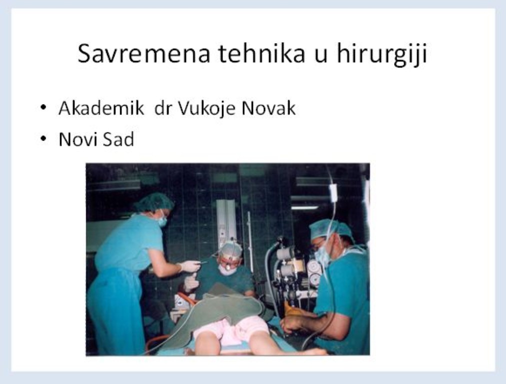 Predavanja - Dr. Novak Vukoje